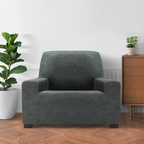 Forbyt Napínací poťah na kreslo ESTIVELLA tmavosivá, 70 - 110 cm