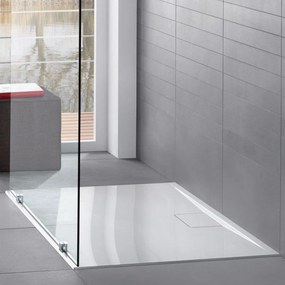 VILLEROY &amp; BOCH Architectura MetalRim obdĺžniková sprchová vanička akrylátová, štandardný model, 900 x 700 x 15 mm, biela alpská, UDA9070ARA215V-01