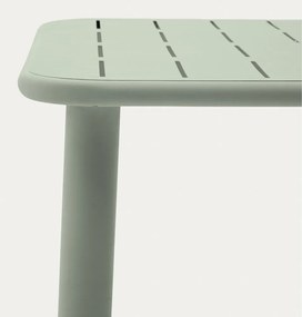 Oceľový záhradný jedálenský stôl 90x180 cm Brai – Kave Home