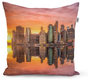 Sablio Vankúš New York Západ slnka - 50x50 cm