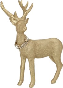 Figúrka Deer Gold 18x8x23 cm
