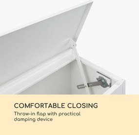 Blumfeldt London White, poštová schránka na balík, oceľ, ukotvenie do zeme, okrúhly zámok