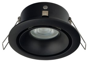 NOWODVORSKI Vonkajšie podhľadové osvetlenie FOXTROT, 1xGU10, 15W, 10cm, okrúhle, čierne