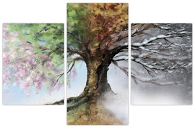 Obraz - Strom štyroch ročných období (90x60 cm)