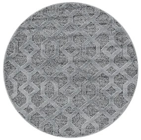 Ayyildiz Kusový koberec PISA 4702, Okrúhly, Sivá Rozmer koberca: 160 cm KRUH