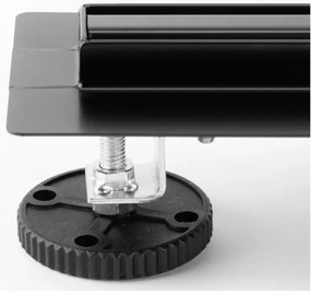 REA-G2710 - Odtokový žľab NEOX SLIM 70 cm nerezová oceľ/čierna