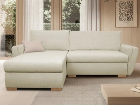 Rohová sedačka Helvetius, béžová látka