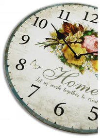 Drevené nástenné hodiny 30x30 BLH30070