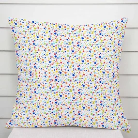 Biante Detská bavlnená obliečka na vankúš Sandra SA-006 Farebné bodky na bielom 30 x 50 cm