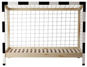 Detská posteľ 90 cm Facilmente (prírodná + biela + čierna) (s roštom) (s úl. priestorom). Vlastná spoľahlivá doprava až k Vám domov. 1116345