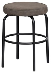 Stolička Tris s koženým sedákom 45 × 38 × 38 cm