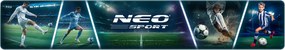 Neo-Sport Futbalová bránka 300 x 200 x 120 cm NS-473 čierno-červená