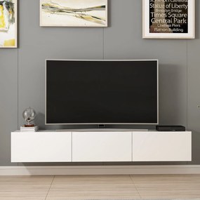 TV stolík/skrinka Robert (Biela). Akcia -18%. Vlastná spoľahlivá doprava až k Vám domov. 1072980