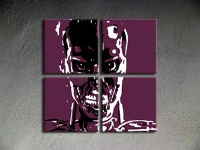 Ručne maľovaný POP Art obraz TERMINATOR | rôzne rozmery