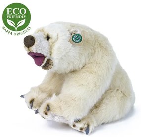 Plyšový ľadový medveď sediaci 43 cm ECO-FRIENDLY