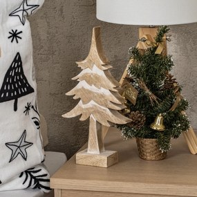 4Home Dekorácia z mangového dreva Frozen Tree, 30 cm, S