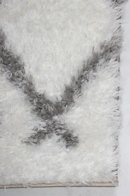 Koberec Boho 590 CREAM/D.GREY rozmery koberec: 160x220 cm