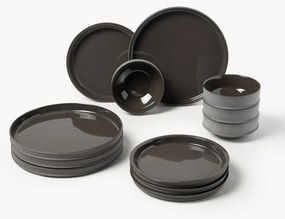 Serax x Kelly Wearstler, Porcelánová súprava riadu Dune, 4 osoby, 12 ks