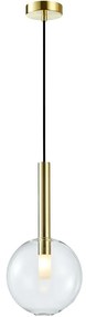 Luster na lanku NIKO 1xG9/9W/230V pr. 20 cm zlatá