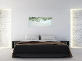 Obraz - Abstrakcia štetcami (120x50 cm)