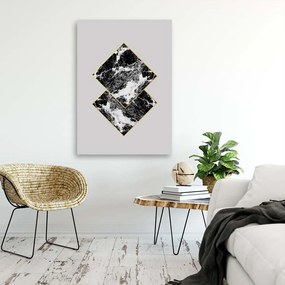 Gario Obraz na plátne Zloženie štvorcov Rozmery: 40 x 60 cm