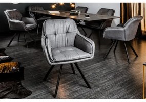 Stolička 39352 Lounger Šedá - otočná - Komfort-nábytok