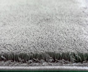 Koberec Oslo 7000 Grey – sivý shaggy s vysokým vlasom Rozmer: 60x100 cm