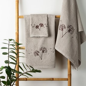 FROTÉ UTERÁK MOLI3 SADA 1KS 30X50 CM, 1KS 50X90 CM, 1KS 70X140 CM BÉŽOVÁ