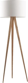 Zuiver Tripod Wood stojace lampy - Biela
