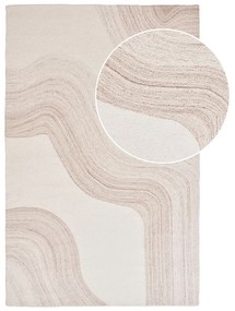 Krémový ručne tkaný vlnený koberec 200x300 cm Surat – House Nordic