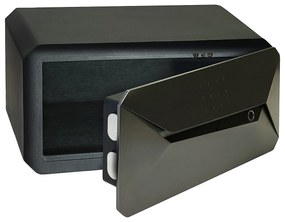 Oceľový sejf s elektronickým zámkom na číselný kód a odtlačok prsta RICHTER RS.23.DE.FIN, RICHTER černá