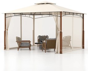 Altánok 3,6 x 3 m s dvojitou strechou a moskytiérou Vodotesný párty stan Záhradný altánok