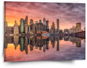 Sablio Obraz New York Západ slnka - 150x110 cm