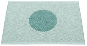 Tyrkysový vnútorný a vonkajší koberec 70x50 cm Vera Pop Jade – Pappelina