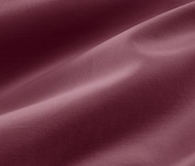 Posteľná bielizeň z bavlny a saténu, vínová, štandardná veľkosť