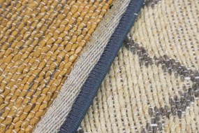 Mujkoberec Original, Ručne tkaný voňavý kusový koberec Vetiver 03, 120x170, béžová, exteriér