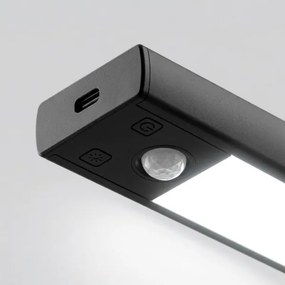 SADA 2x nabíjateľné LED nábytkové osvetlenie so senzorom VIRO LED/1,2W/800 mAh 30cm CCT čierna