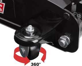 InternetovaZahrada Pojazdný hydraulický zdvihák 2t 85-330 mm + kufor