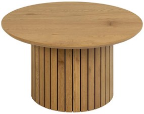 Okrúhly konferenčný stolík Yale 80 cm divoký dub