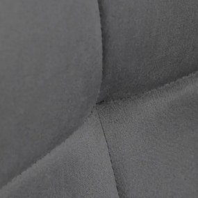 Jedálenská stolička zamatová, sivá CT-V5081 GREY4