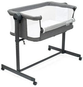 Detská postieľka Baby Mix Rose grey , 84 x 80 x 52cm