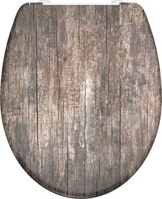 Eisl Sanitär WC sedadlo Duroplast Soft Close Old Wood 82368