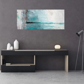 Obraz - Abstraktné olejomaľba (120x50 cm)