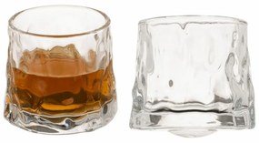 2-dielna sada hojdacích pohárov na whisky Rocks, 180 ml