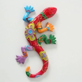 Záhradná figúrka z polyresinu Lizard, 24 cm, viacfarebná