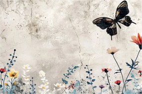 Obraz - Lúka v betóne (90x60 cm)