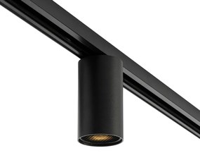 Moderný čierny reflektor pre 1-fázový koľajnicový systém GU10 35 mm - Iconic Ruby Honey
