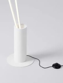 LED biela stojaca lampa Kimolia