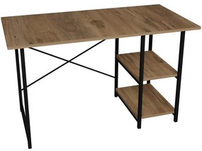 Písací stôl Fd-60120sd-001 Prirodzené/Čierna