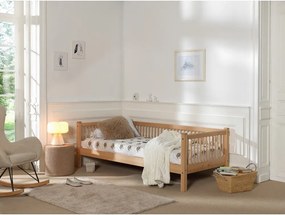 Detská posteľ z bukového dreva s roštom 90x200 cm v prírodnej farbe Forrest – Vipack